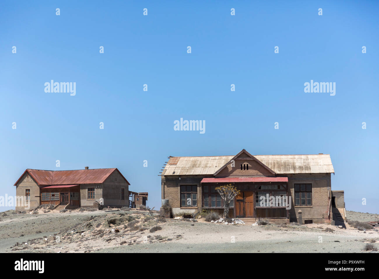 Pomona Geisterstadt, in der Nähe von Lüderitz, Namibia, Stockfoto