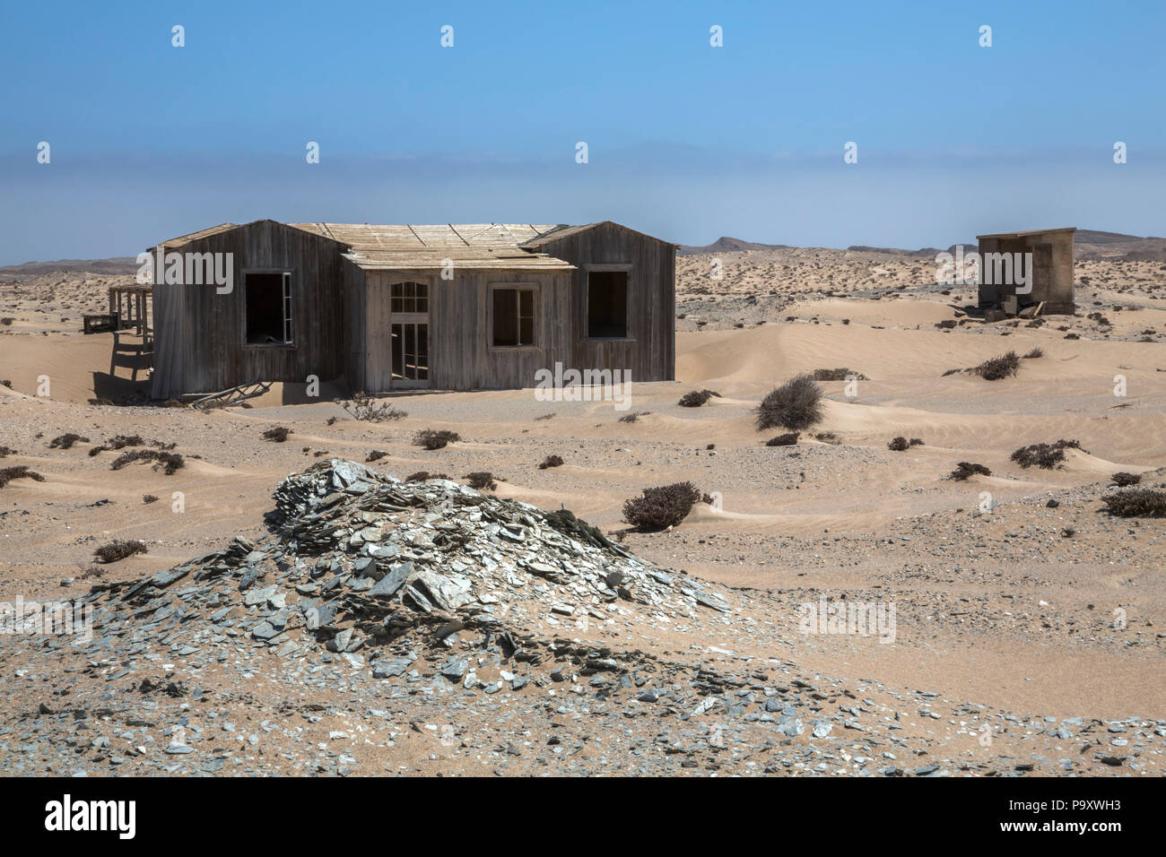 Boganfels diamant Ghost Town, Sperrgebiet, in der Nähe von Lüderitz, Namibia, Stockfoto