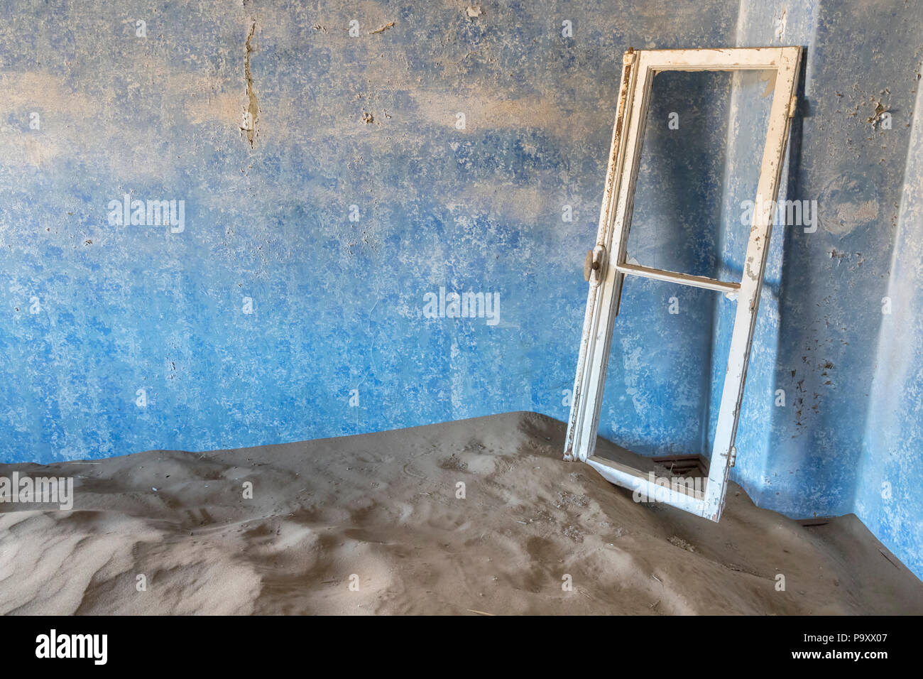 Interior Detail, Kolmanskop, die Geisterstadt, in der Nähe von Lüderitz, Namibia, Stockfoto