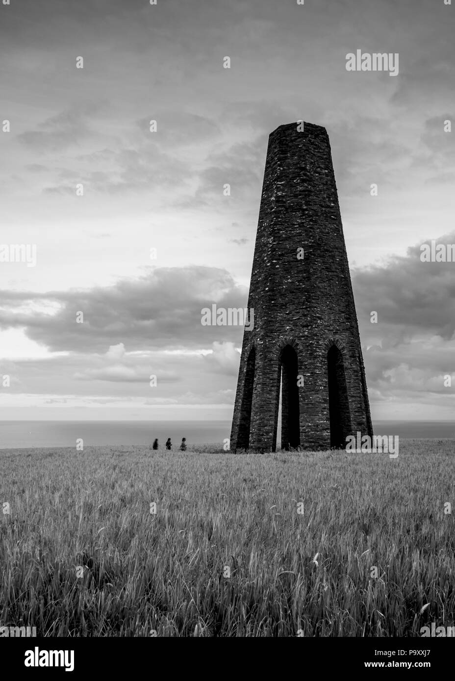 Der Tag Mark Tower, South Devon Coast Stockfoto