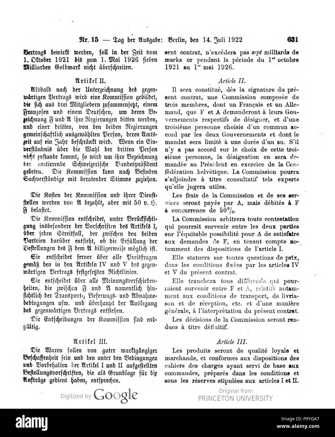 528 Deutsches Reichsgesetzblatt 22 T2 015 0631 Stockfoto