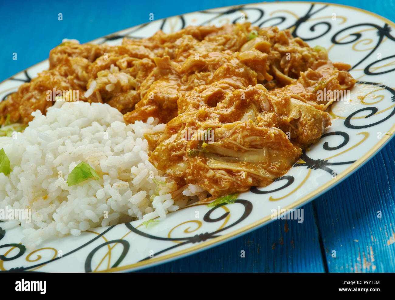 Dajaj quwarmah Al-kuwaitischen Curry Huhn Stockfoto