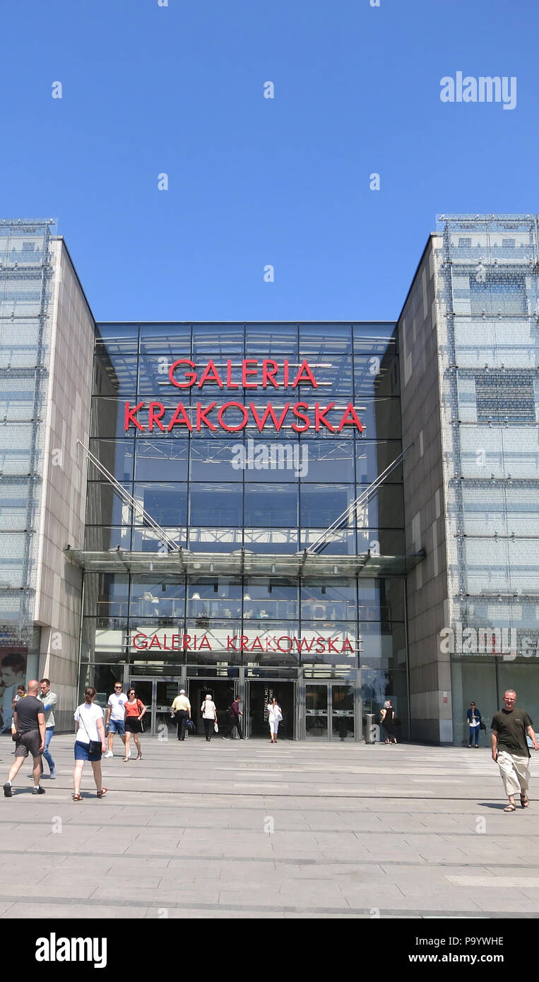 Galeria Krakowska, kommerzielle Mall, Krakau, Polen Stockfoto