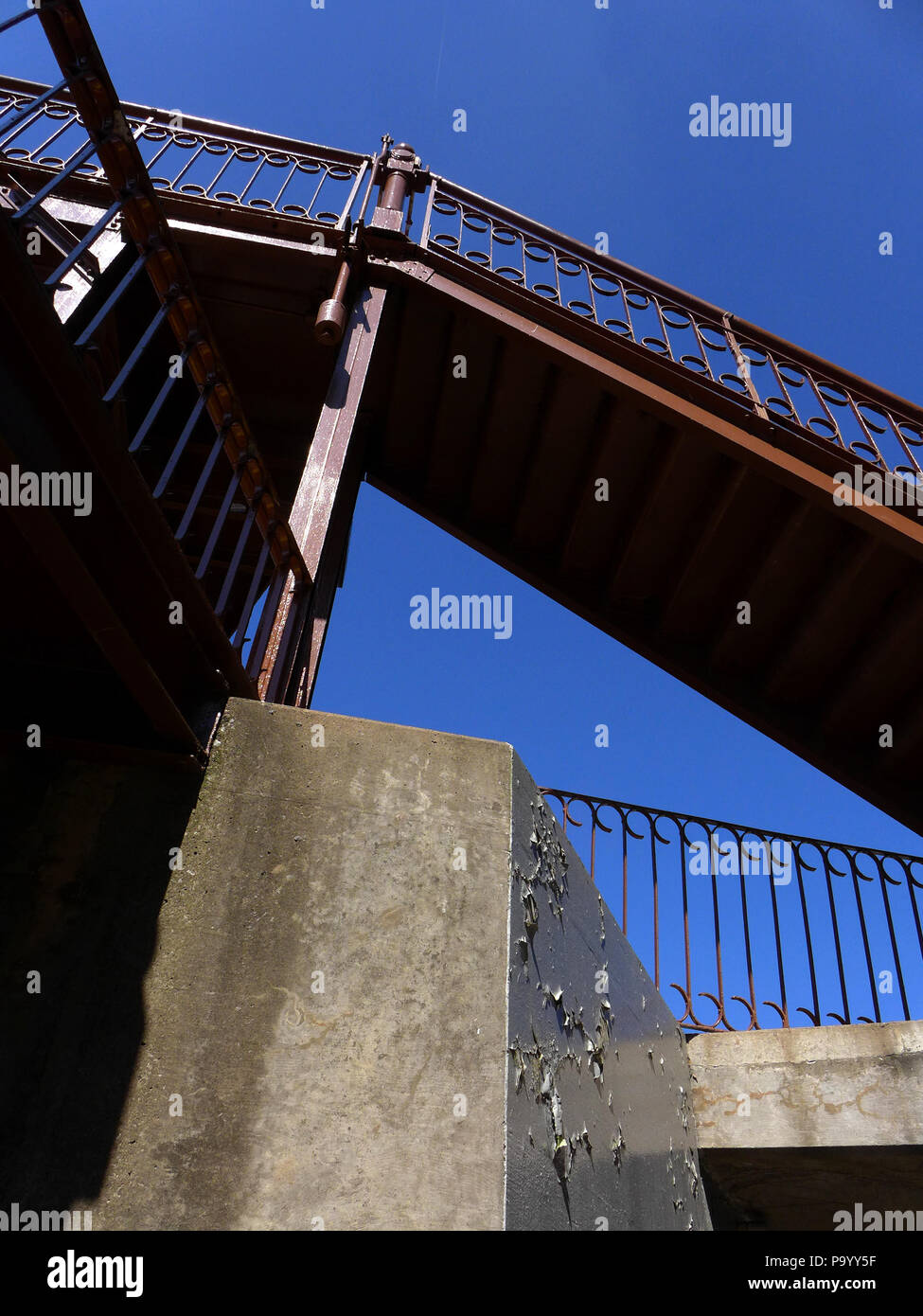 Detail der Brücke. Stockfoto