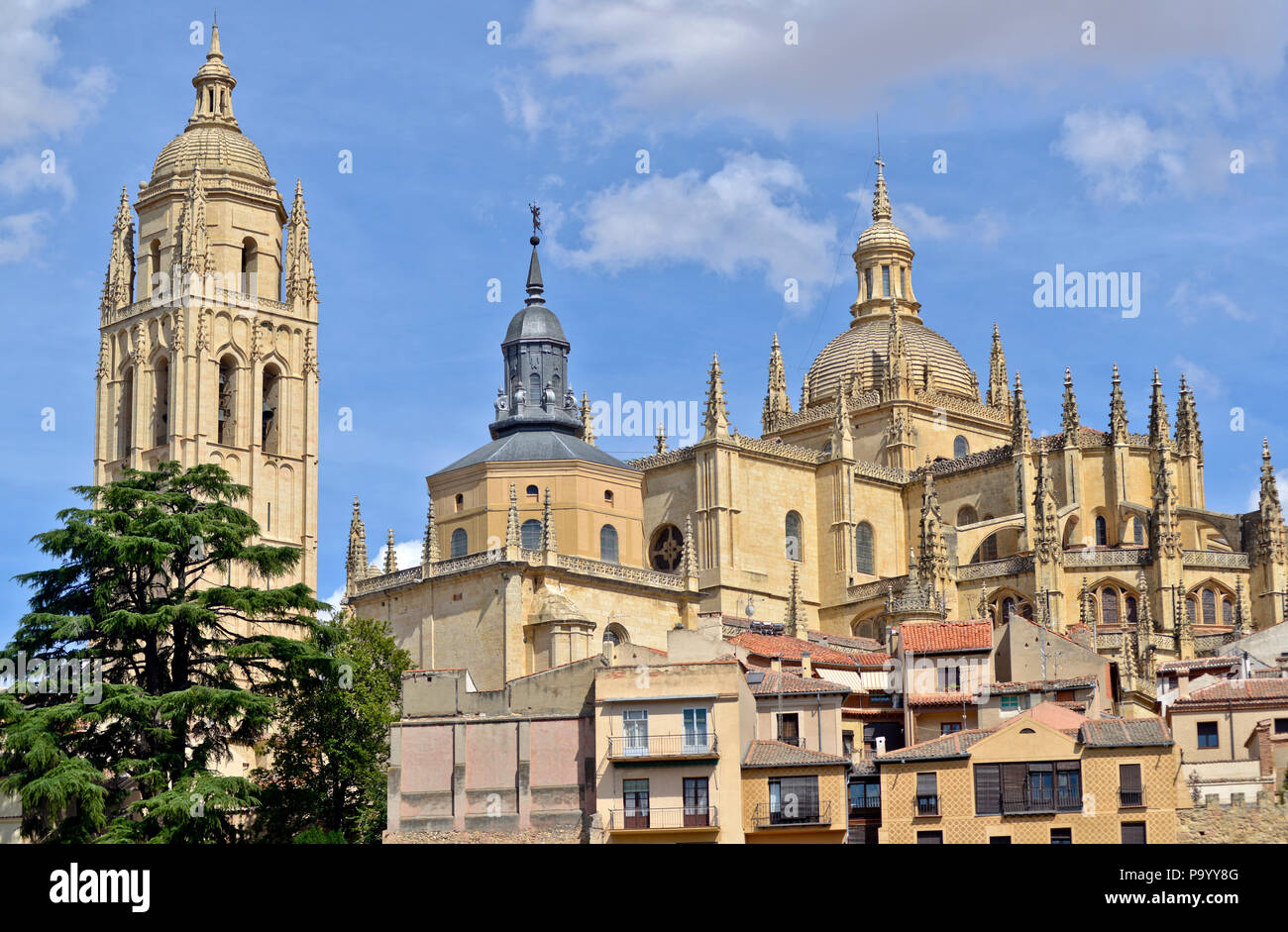 Segovia Kathedrale (Catedral de Santa María de Segovia), Spanien Stockfoto