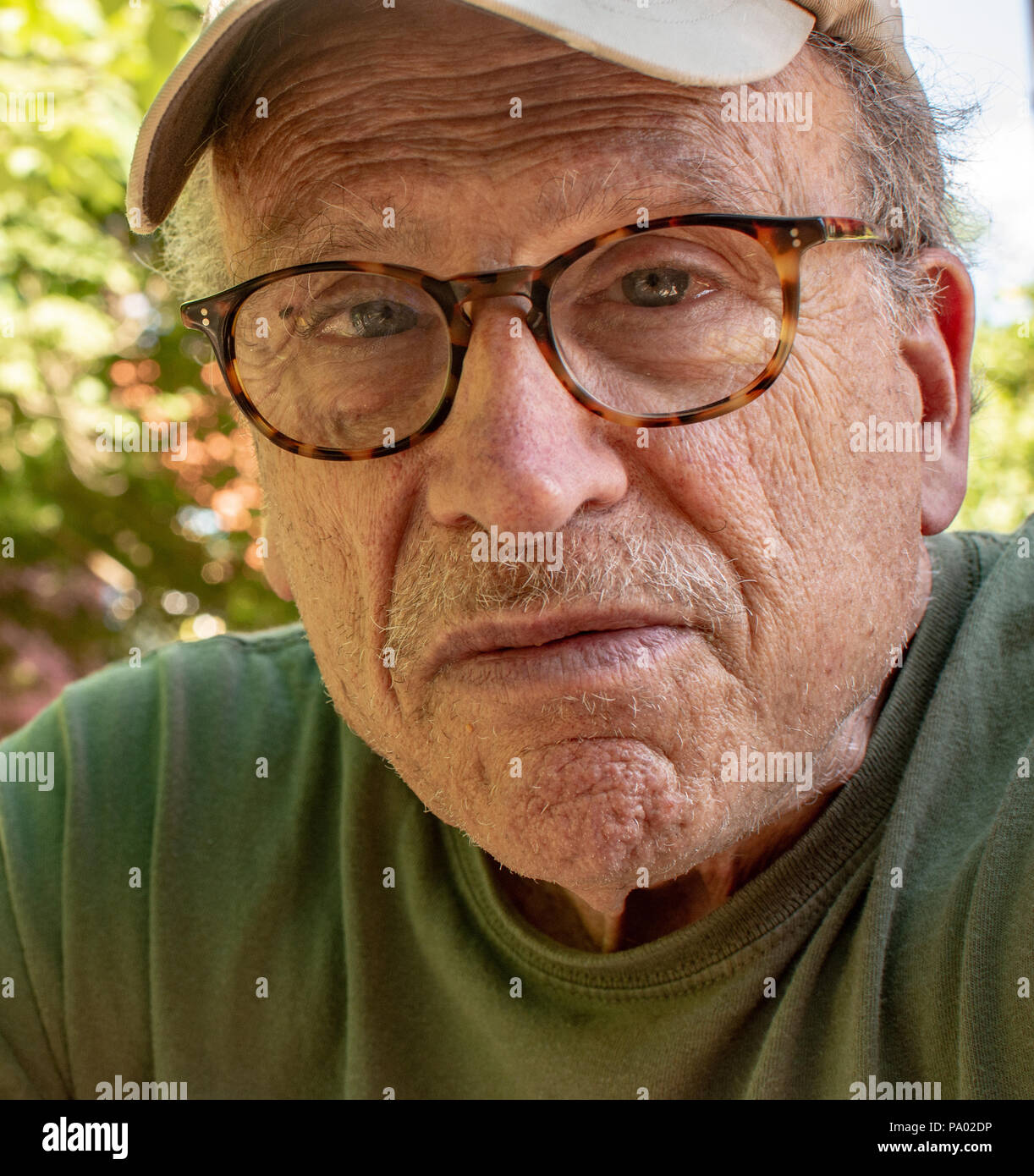 Nachdenklich, nachdenklicher Mann Stockfoto