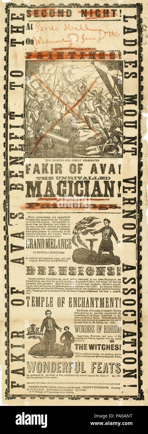 637 Fakir der Ava Stockfoto