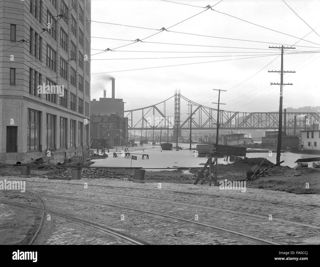 655 Flut von 1913 (CP) 715.133234 A. Stockfoto