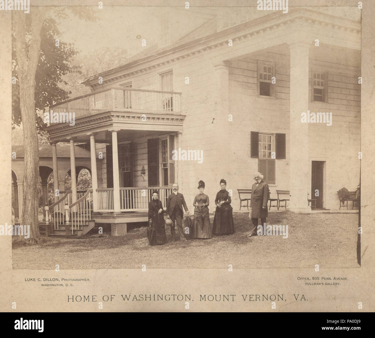 673 Frederick Douglass mit Besuchen in Alexandria Haus Stockfoto