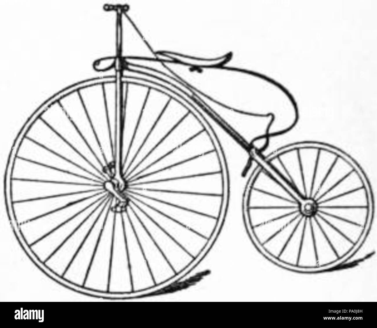 601 EB 1911 - Radfahren - Abb. 5.- Der Humber 'Spider', 1872 Stockfoto