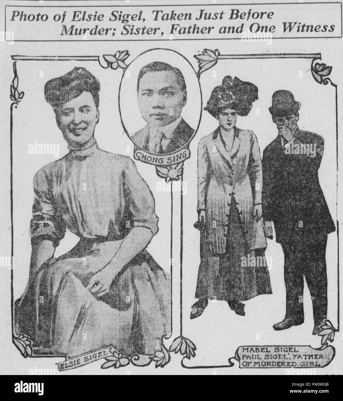 617 Elsie Sigel, Los Angeles Herald (27 May 1909) Stockfoto