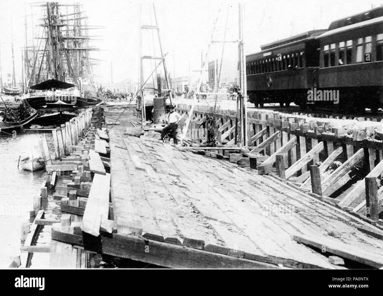 627 Estación Muelle de La Boca Stockfoto