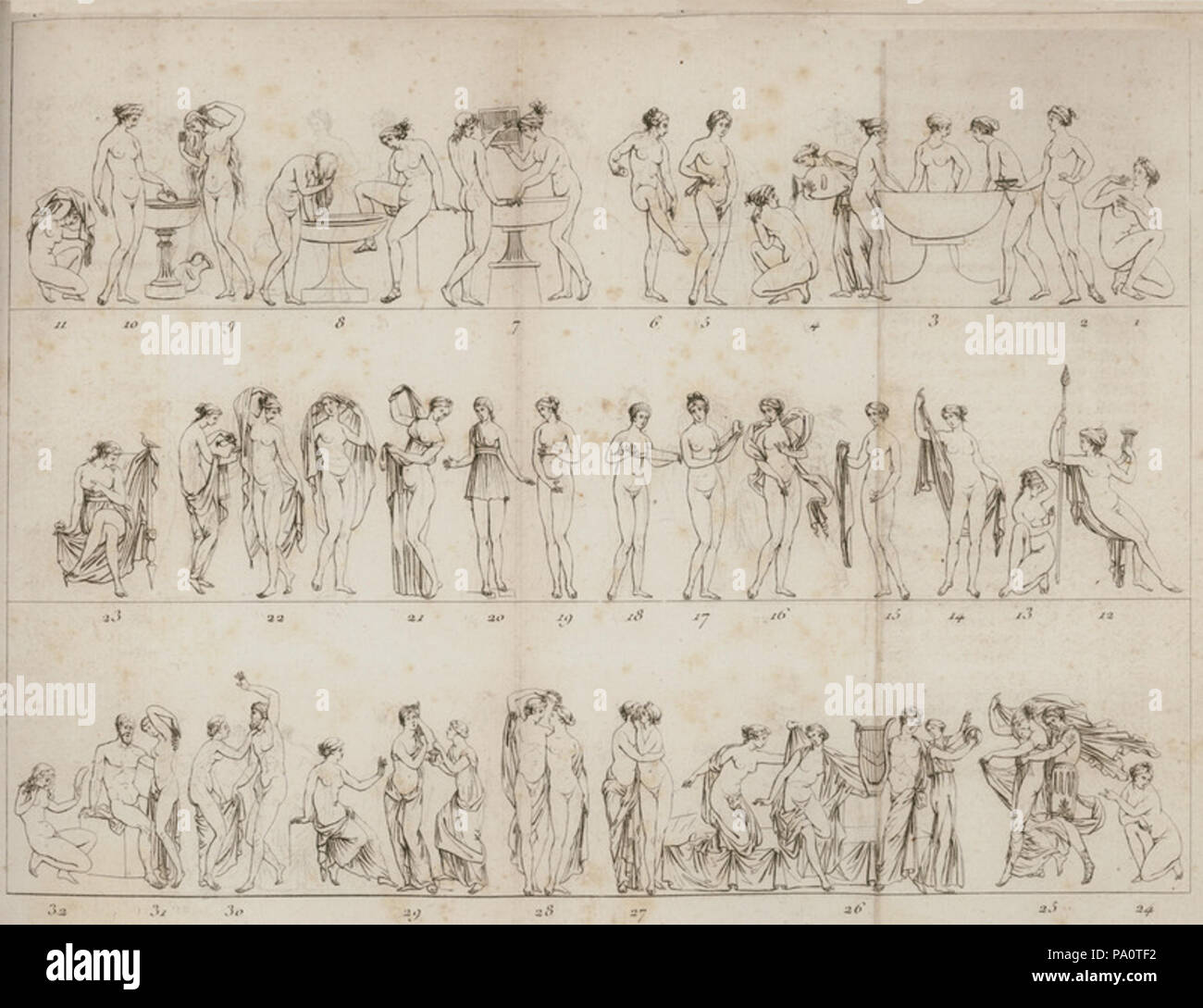 647 Abbildungen planche 1 e-Chaussard Pierre Jean Baptiste - 1821 Stockfoto