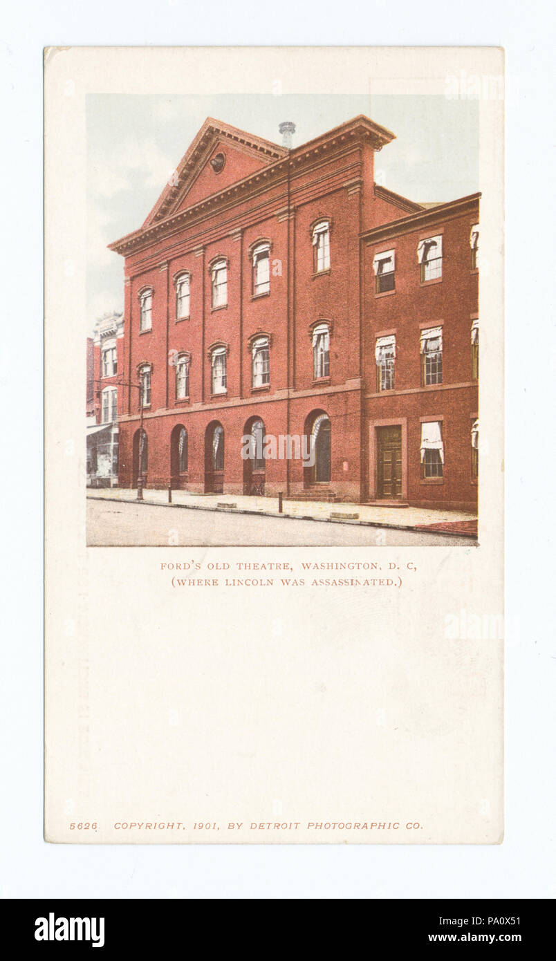 661 Ford's Theatre, wo Lincoln ermordet wurde, Washington, D.C (Nypl b 12647398-62330) Stockfoto