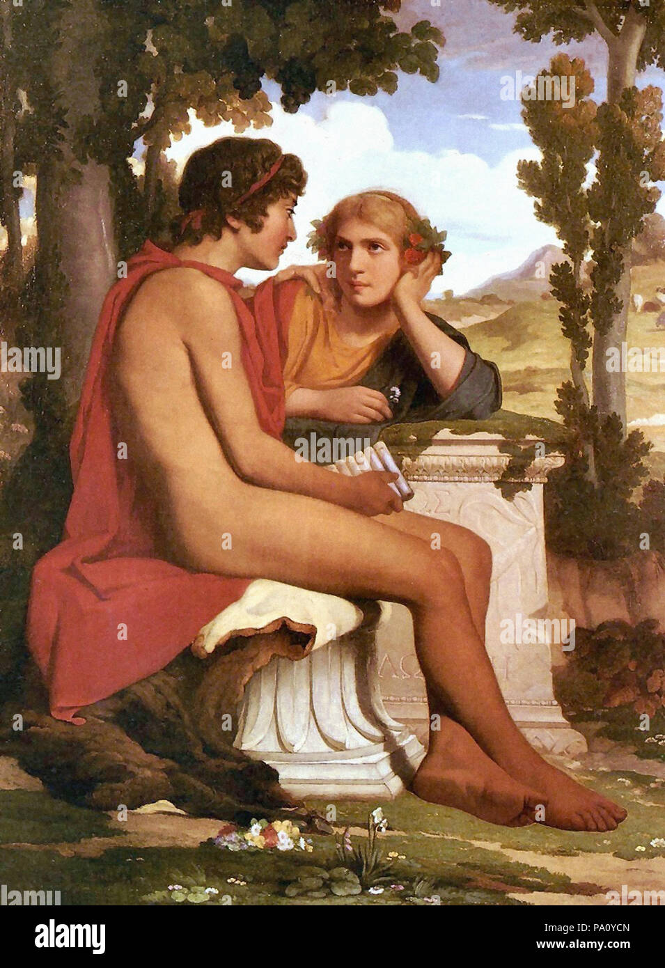 Papety Dominique Louis - Daphnis et Chloe Stockfoto