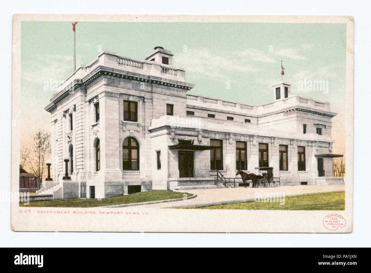 722 Regierung Gebäude, Newport News, Virginia (Nypl b 12647398-68182) Stockfoto
