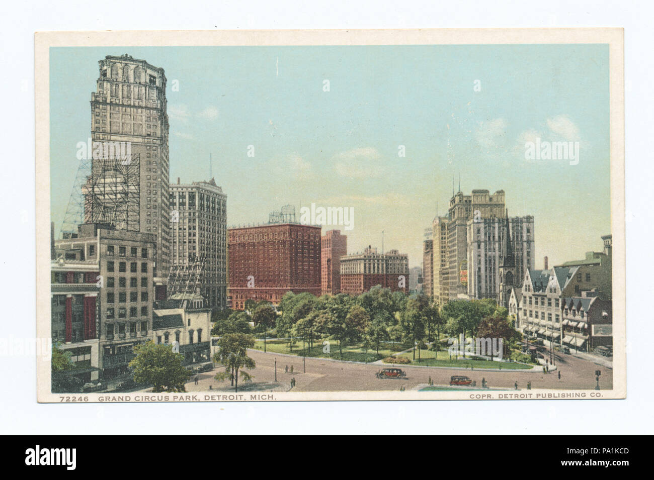 724 Grand Circus Park, Detroit, Mich (Nypl b 12647398-74424) Stockfoto