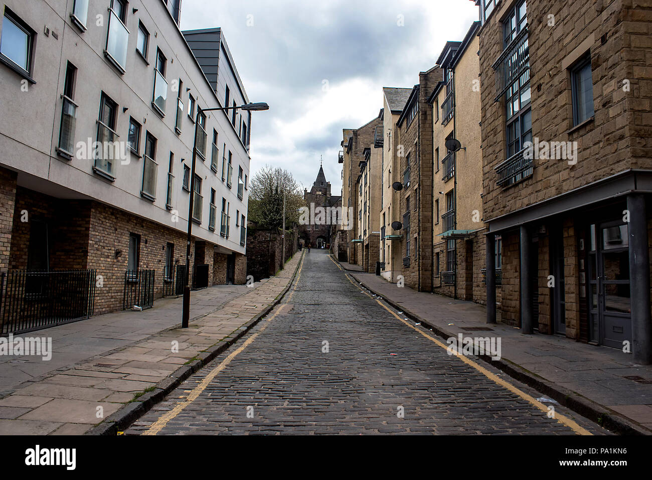 Edinburgh-Straße Stockfoto