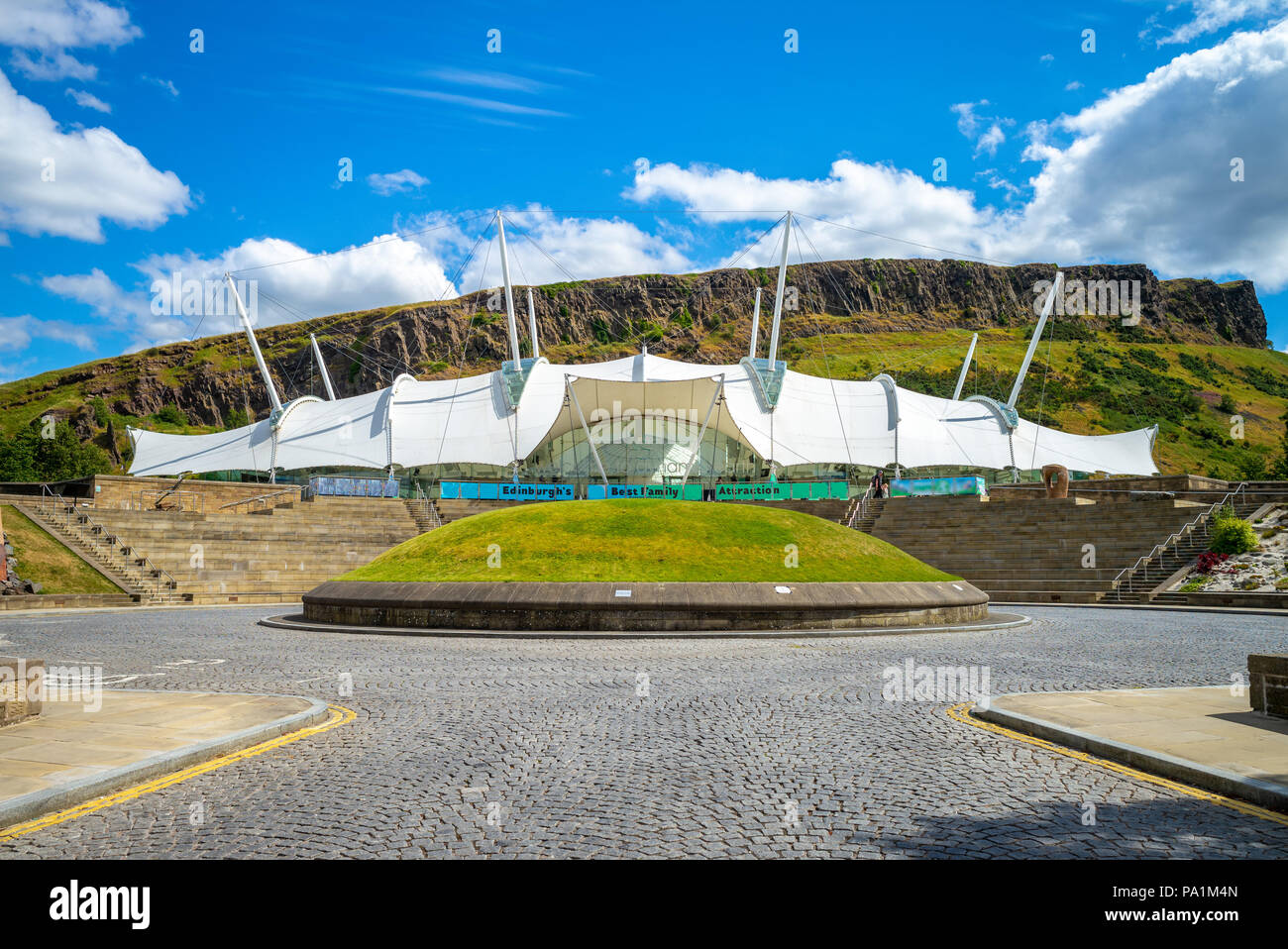 Dynamic Earth, eine Besucherattraktion in Edinburgh. Stockfoto