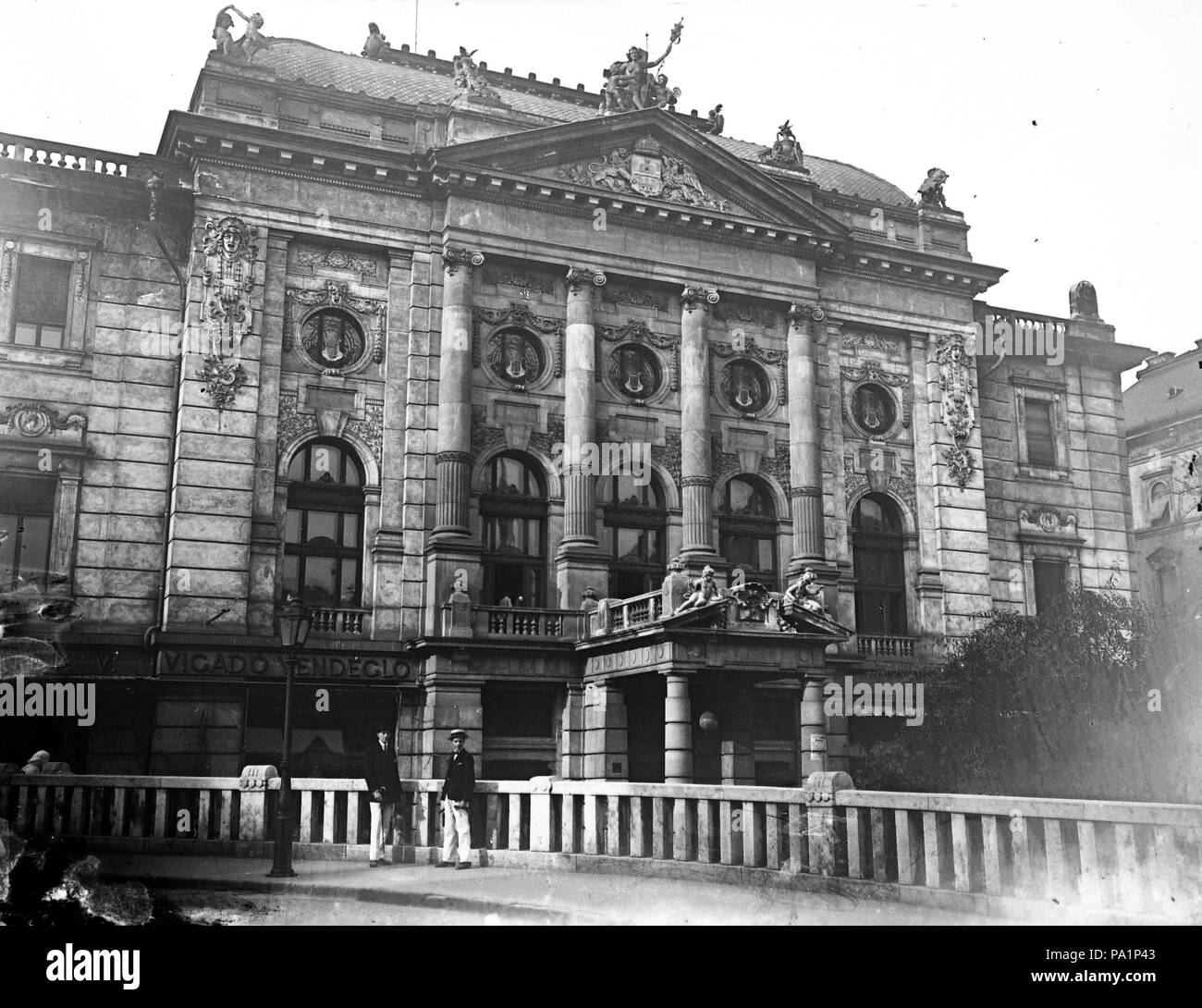 351 Corvin tér, Budai Vigadó. Fortepan 10769 Stockfoto