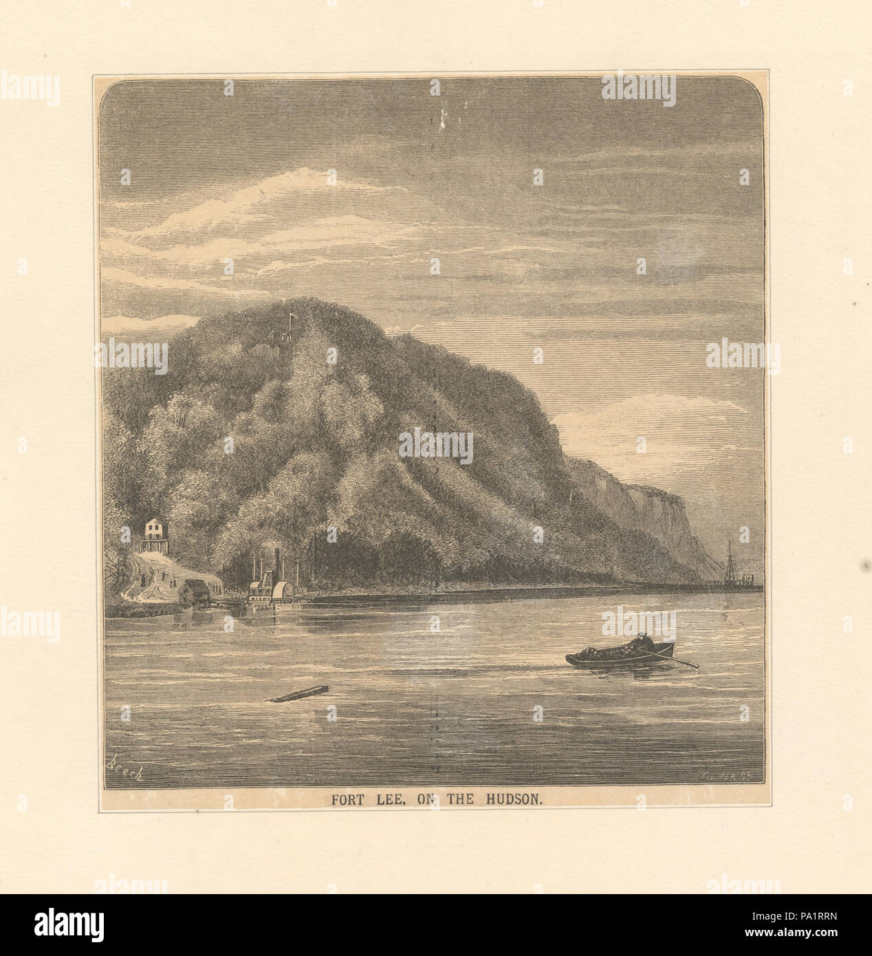 662 Fort Lee auf dem Hudson (Nypl b 12610211-424942) Stockfoto