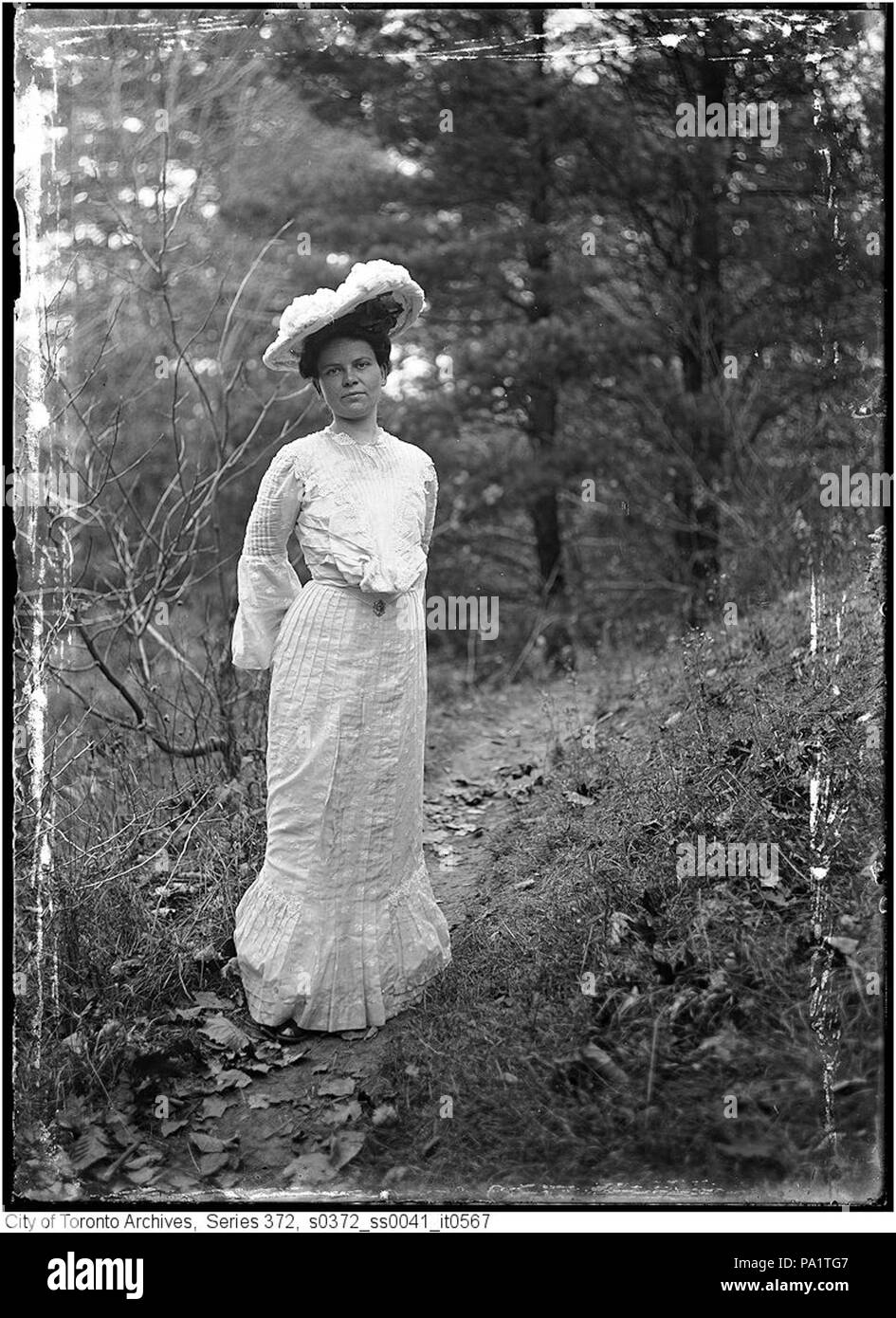 628 Ethel Goss (Ehefrau von Arthur S. Goss) Stockfoto