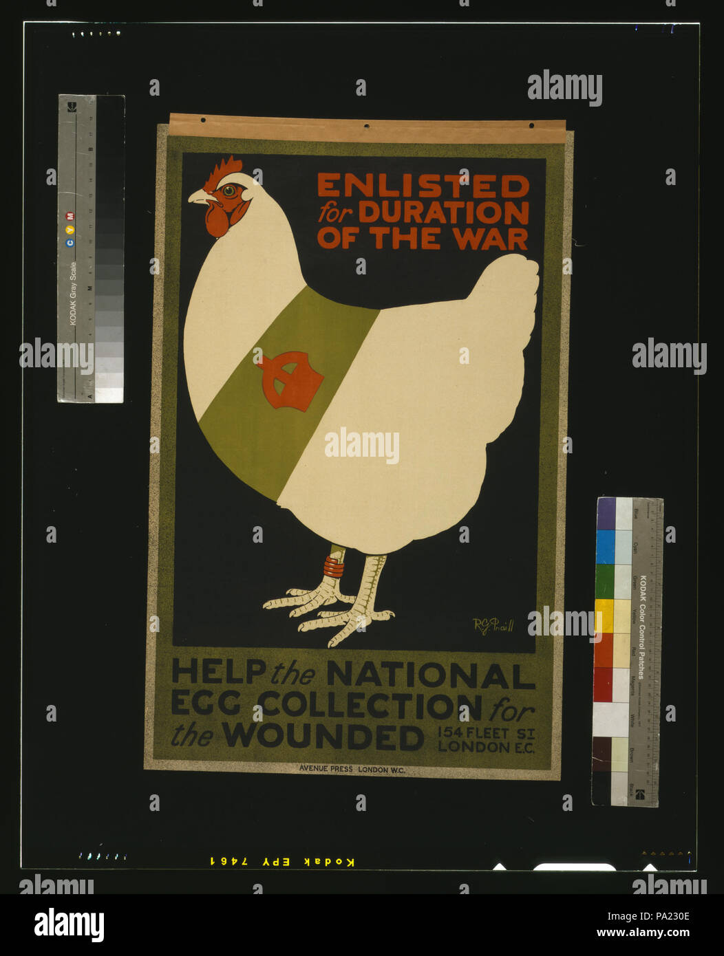 622 für die Dauer des Krieges eingetragen. Die nationalen ei Sammlung für Verwundete LCCN 2003675257 Stockfoto