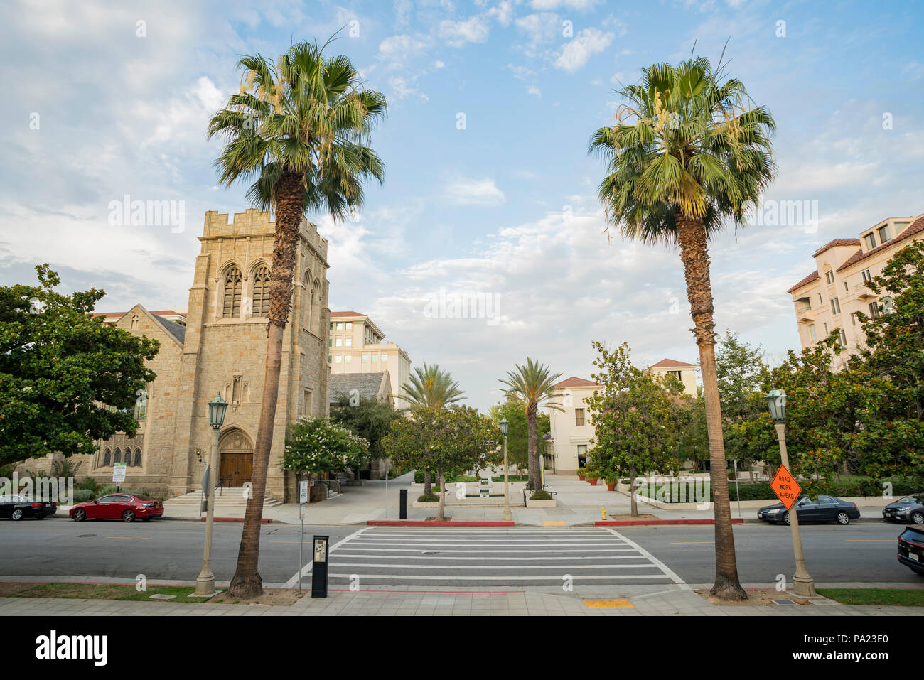 Pasadena, Jul 11: Die berühmten All Saints Episcopal Church am 11.Juli 2018 in Pasadena, Los Angeles County, Kalifornien Stockfoto