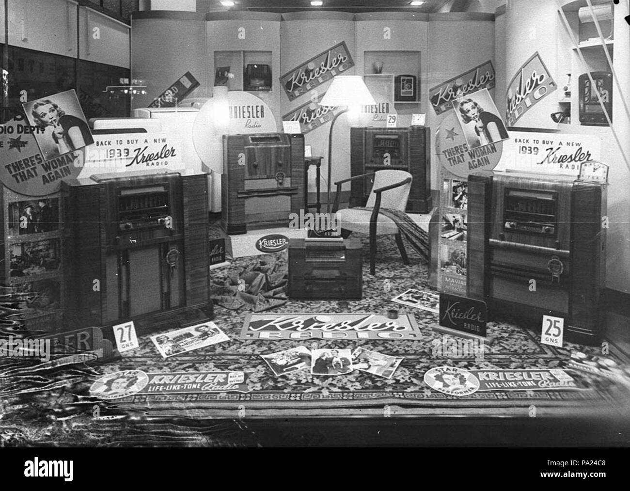 250 SLNSW 26612 Columbia Pictures Fenster aufzurufen. Stockfoto