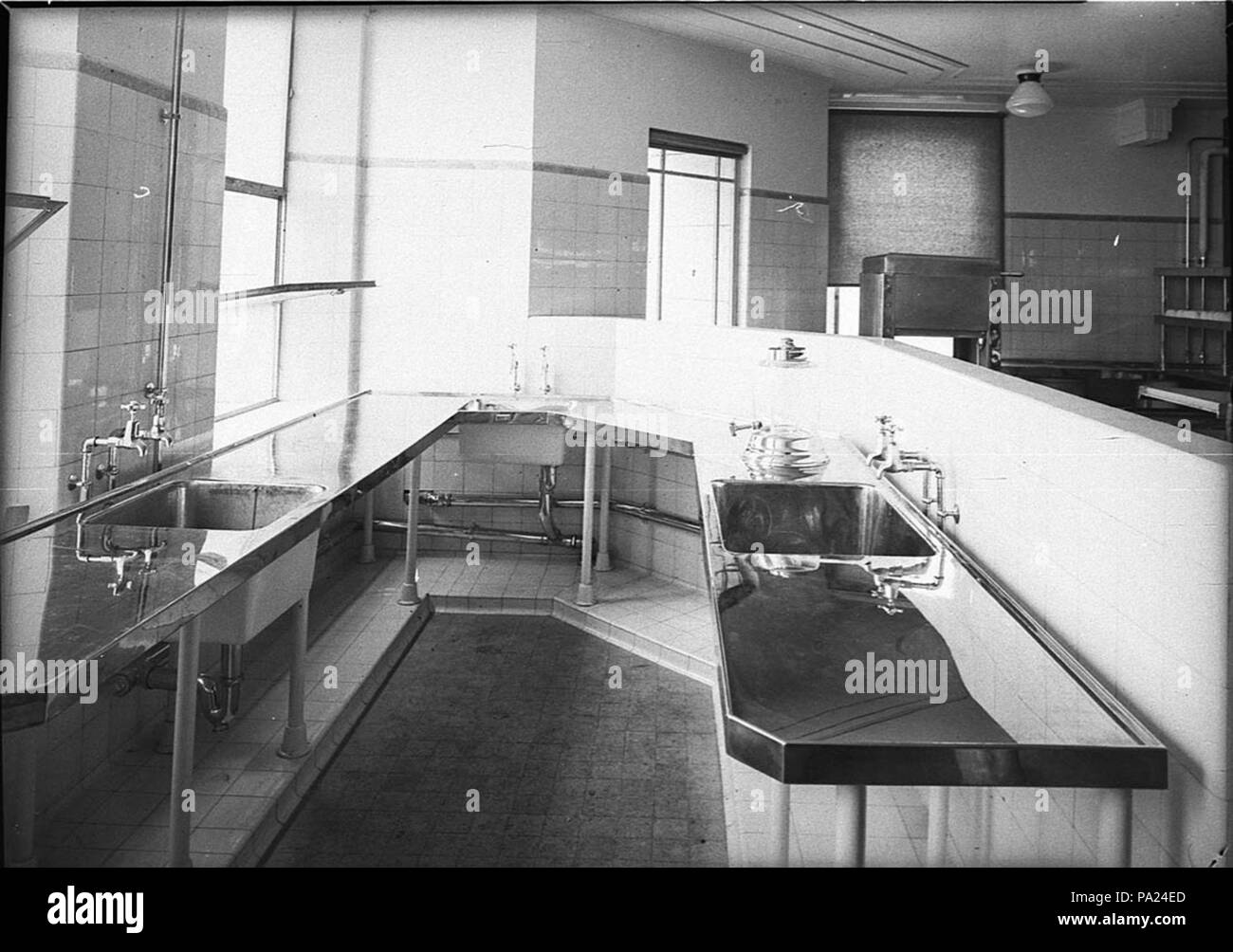 241 SLNSW 17233 Die ländliche Bank Gebäude Stockfoto