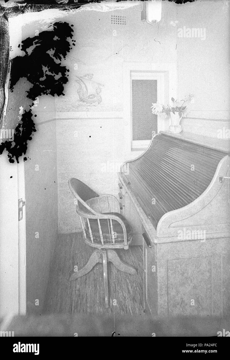 250 26721 SLNSW rolltop Schreibtisch Stockfoto