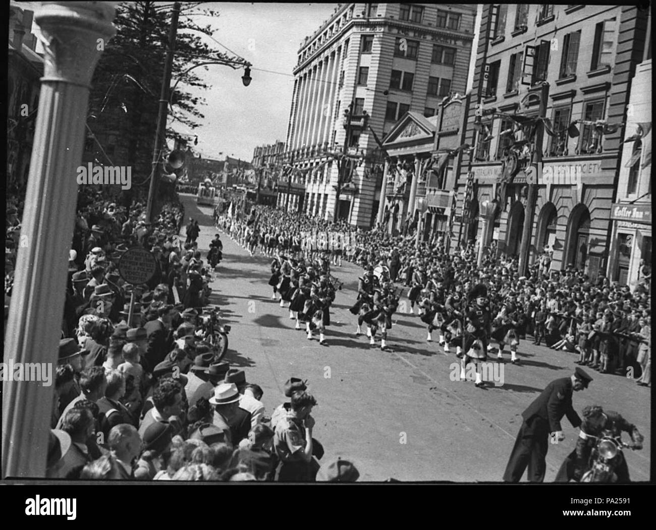 255 SLNSW31020 Newcastles 150. Jahrestag Prozession Stockfoto