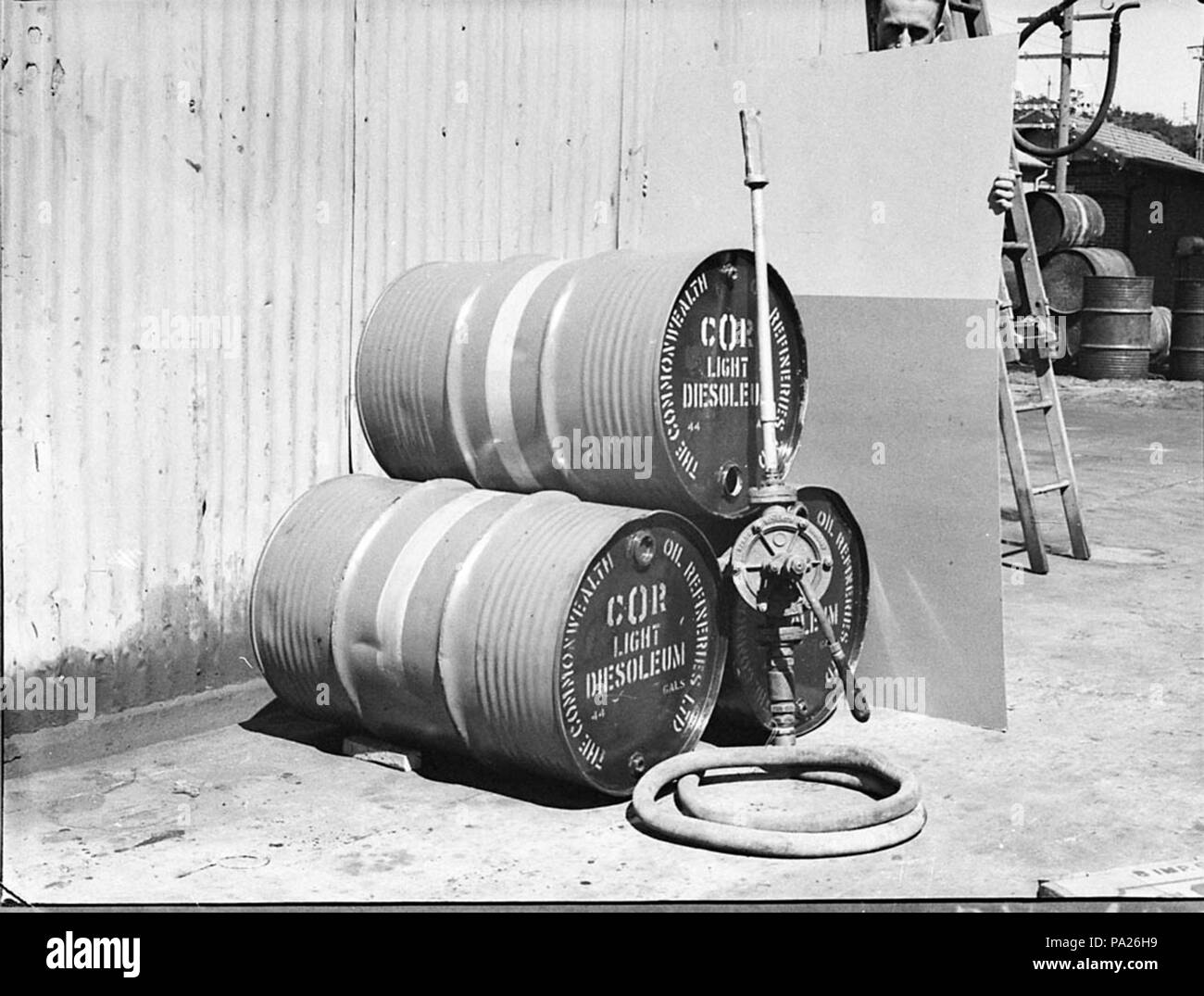 259 SLNSW 34122 ADR Berrys Bay Depot Stockfoto