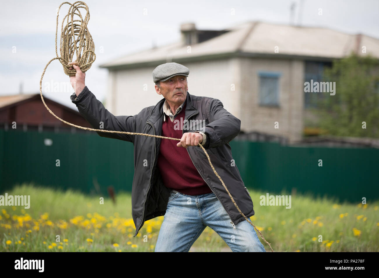 Arktis Spiele, Okhotsk Stadt, Russland Stockfoto
