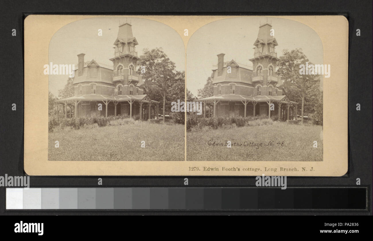 609 Edwin Booth's Cottage, Long Branch, N.J (Nypl b 11707649-G90F455 036 W) Stockfoto