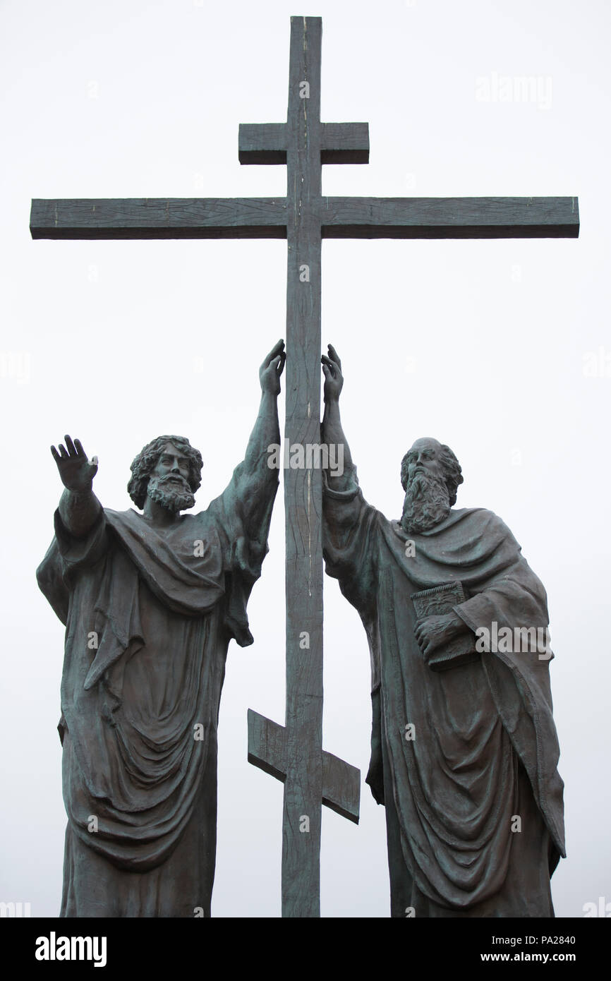 Denkmal für St. Peter und Paul - Petropavlovsk-Kamchatskiy, Russland Stockfoto