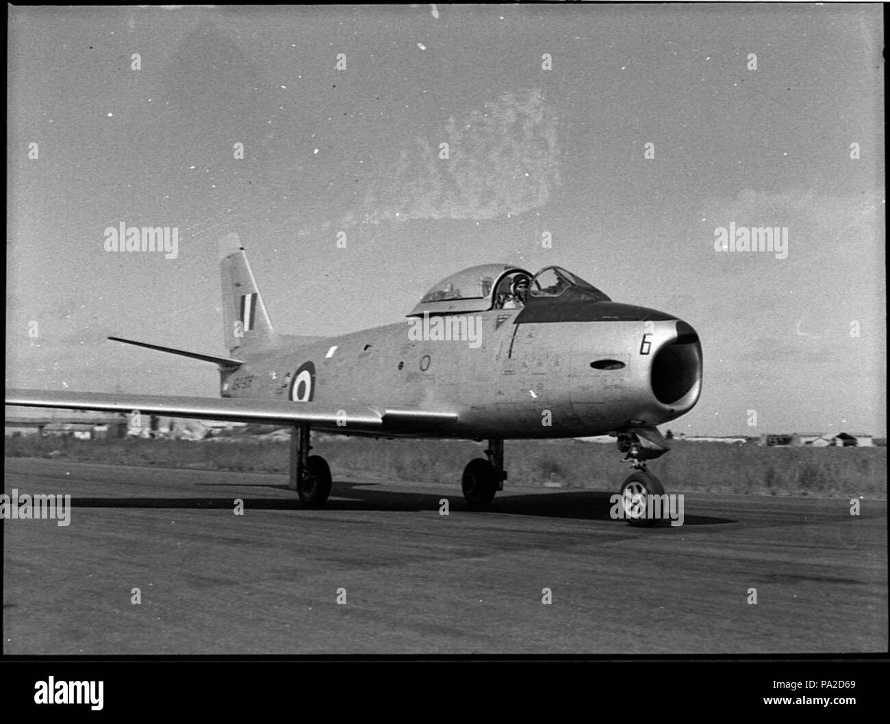 259 34302 SLNSW Williamtown Air Base Sabre Studien Flug wurde offiziell an 78 Wing RAAF übergeben Stockfoto