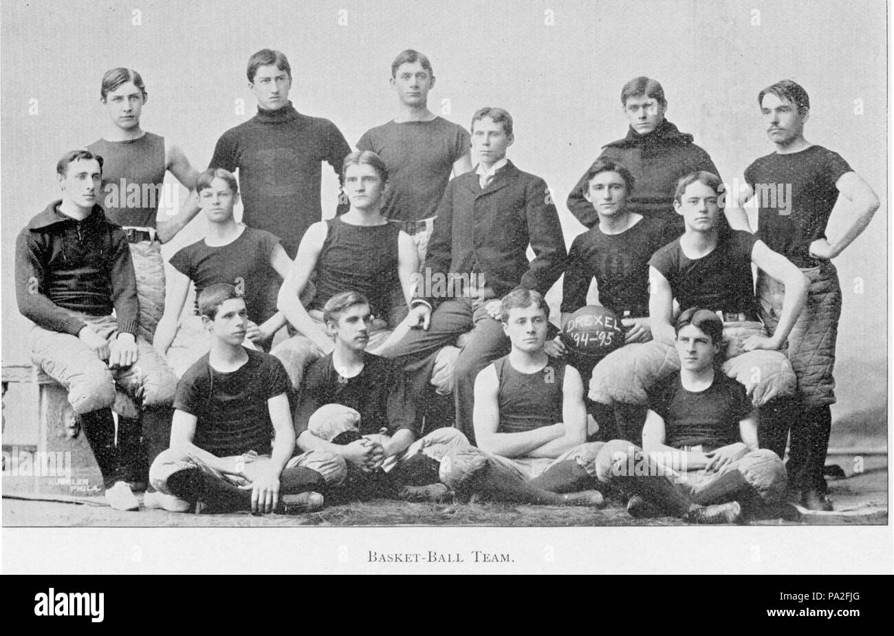 592 DrexelBasketballTeam. 18941895 Stockfoto