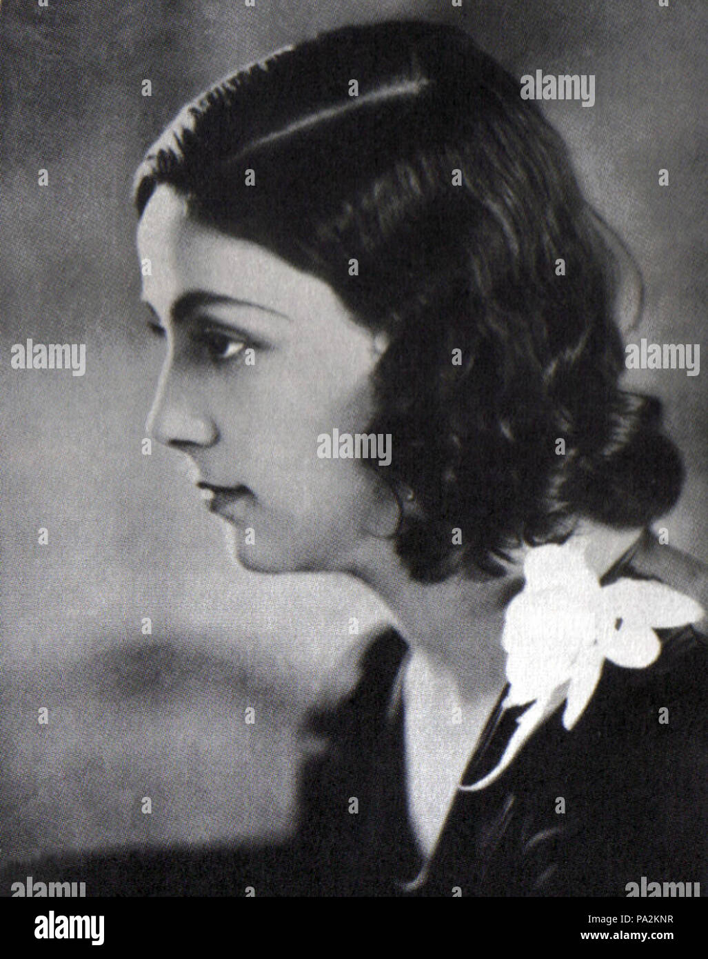 333 Yolanda Pereira - Miss Universe 1930 (und Miss Brasilien) - Detail Stockfoto