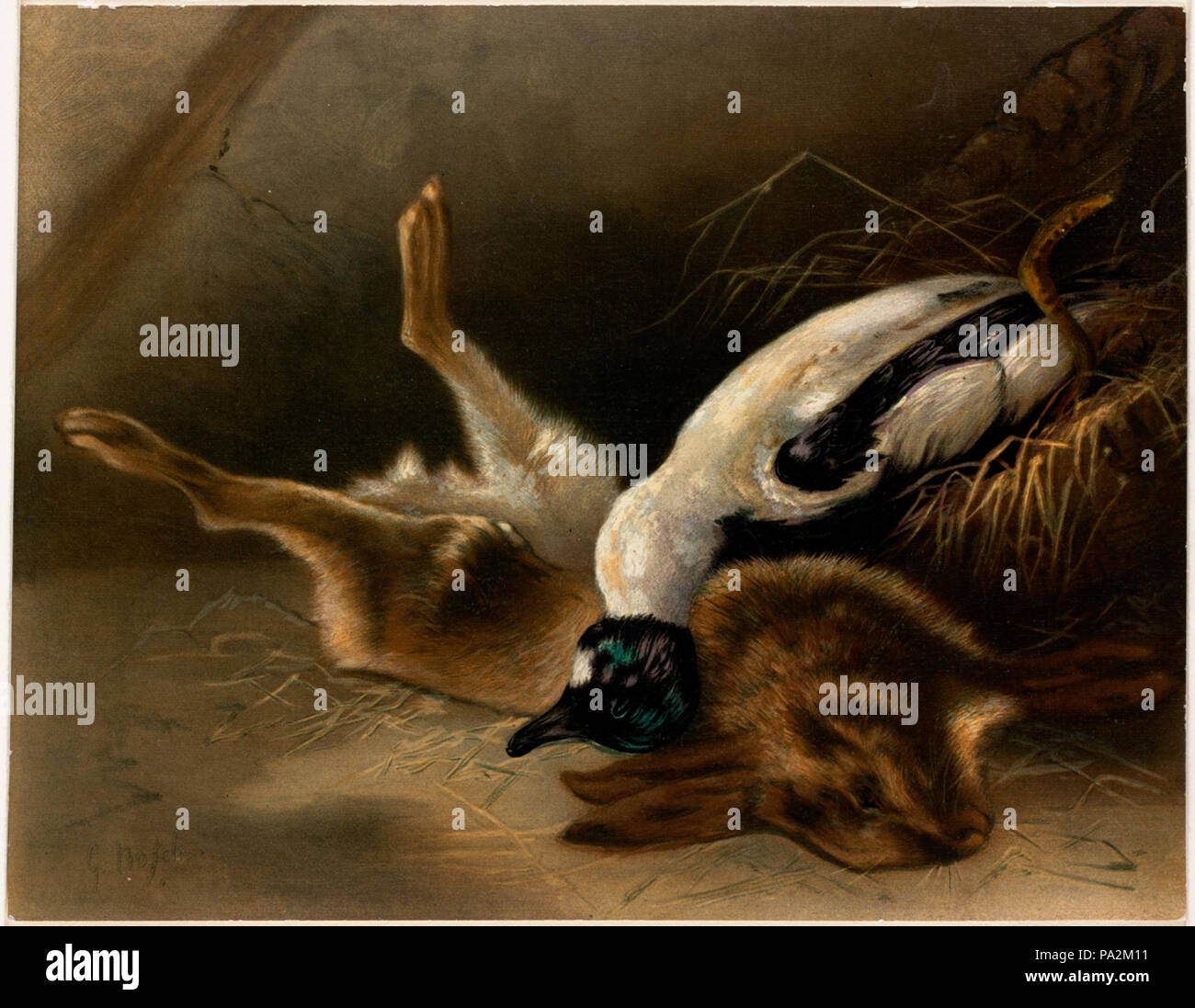 687 Spiel Stück (Boston Public Library) Stockfoto