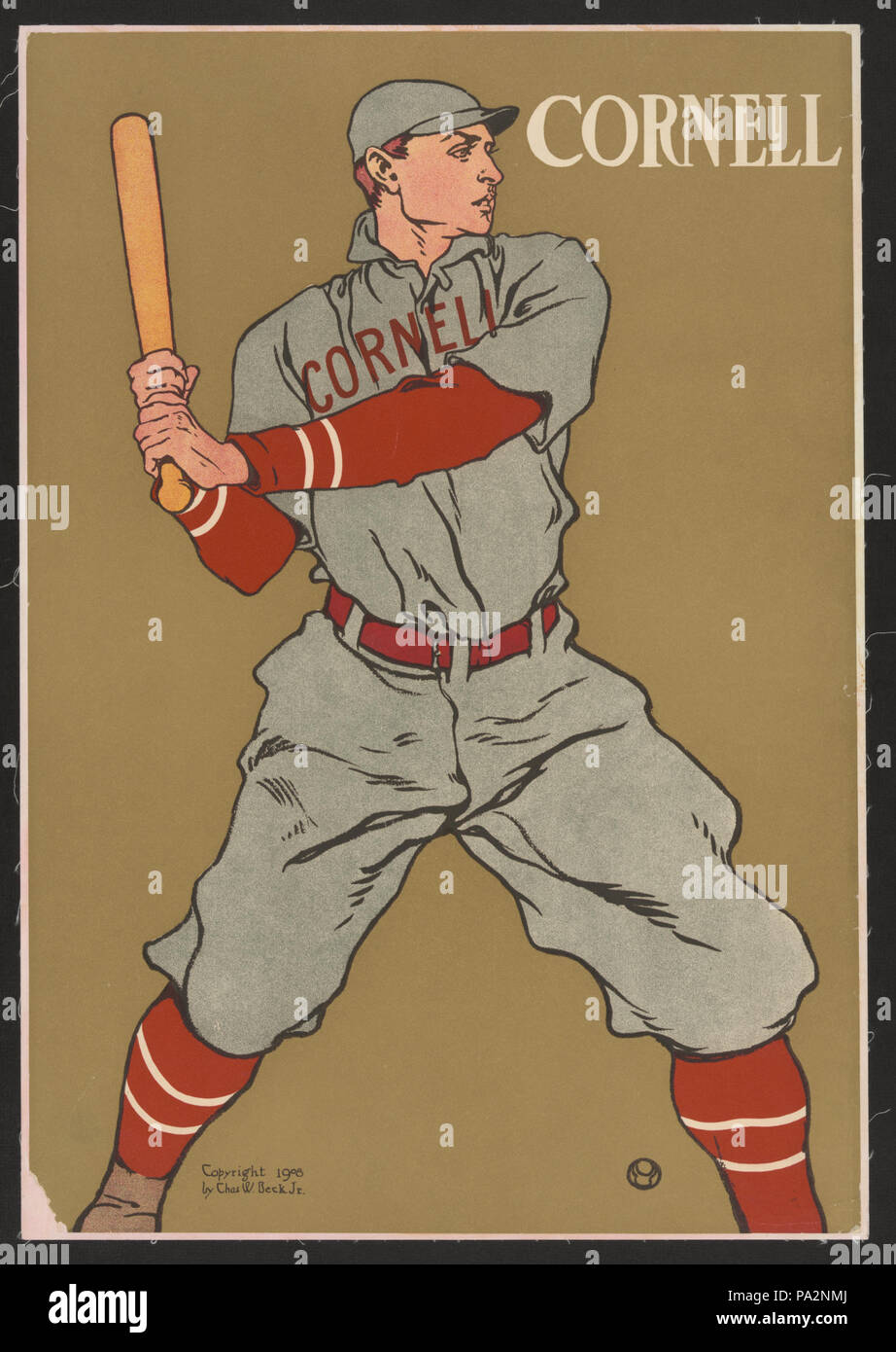350 Cornell Baseball Stockfoto