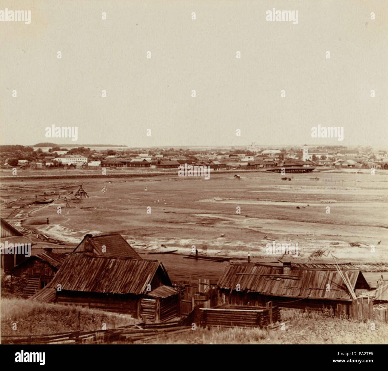 186 Barysaŭ, Biarezina. Барысаў, Бярэзіна (S. Prokudin-Gorsky, 1911) Stockfoto