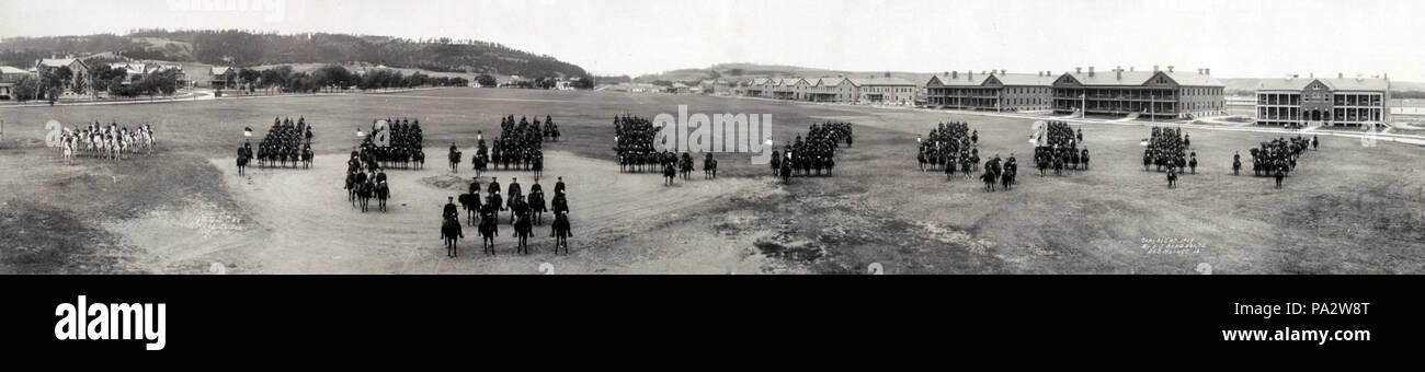 71 4 US Kavallerie 1909 Stockfoto