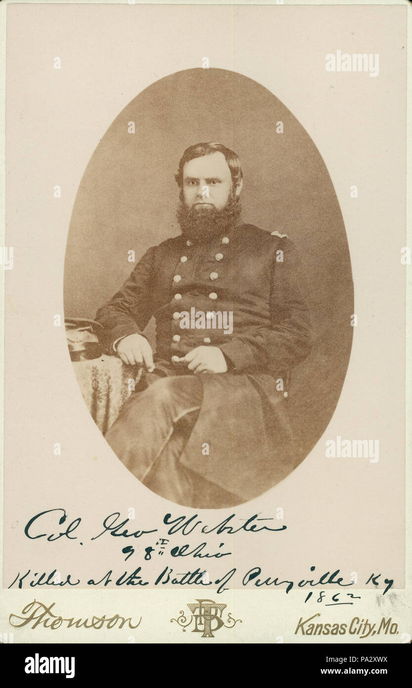 706 George Webster, Colonel, 98th Ohio Infanterie (Union) Stockfoto