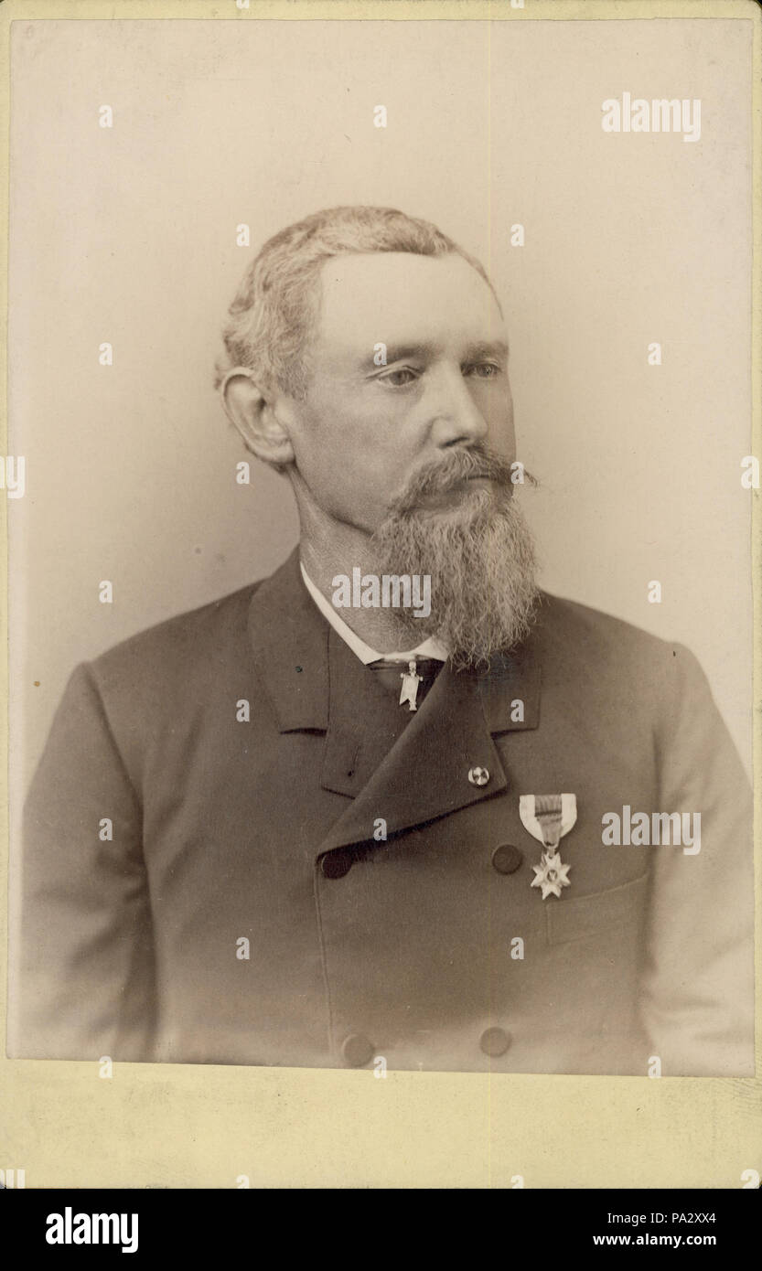 300 Charles W. Rubey, Kapitän, 16 Missouri Kavallerie (Union) Stockfoto