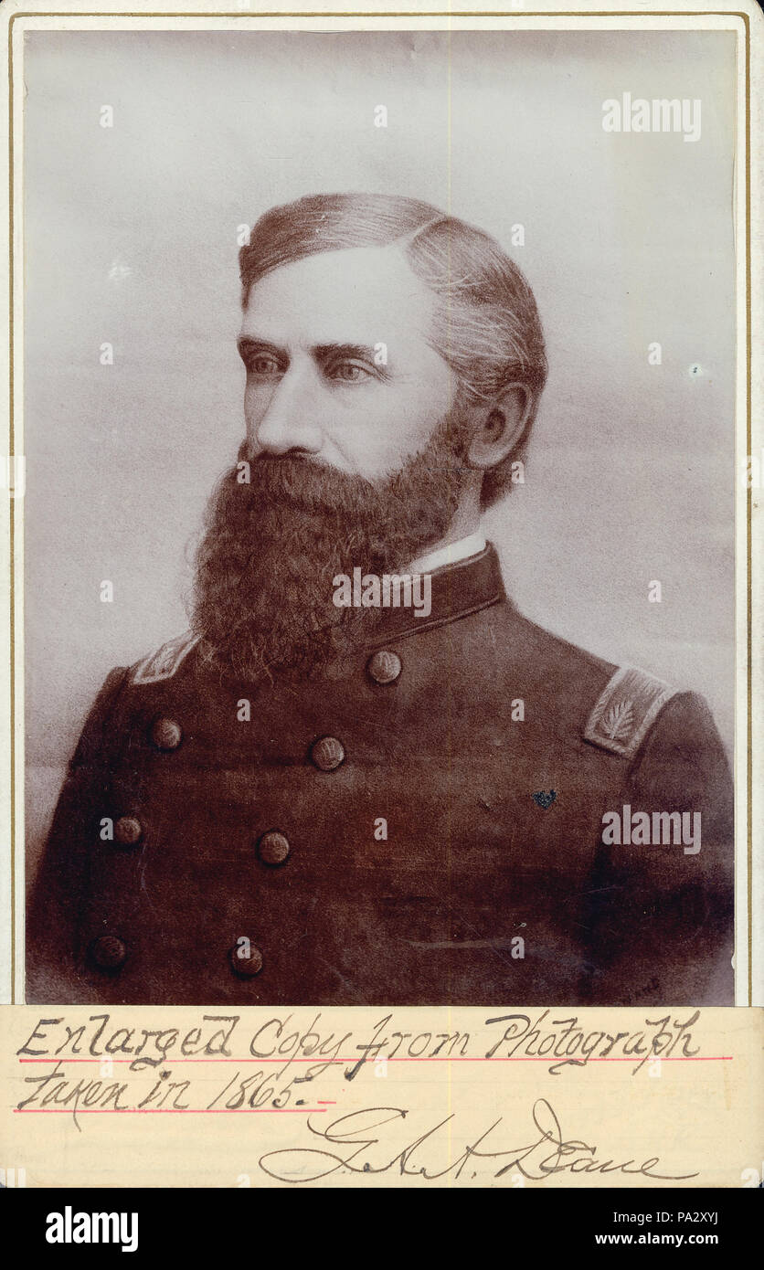 688 Gardiner A. A. Deane, Oberstleutnant, 60 US-farbigen Truppen Stockfoto