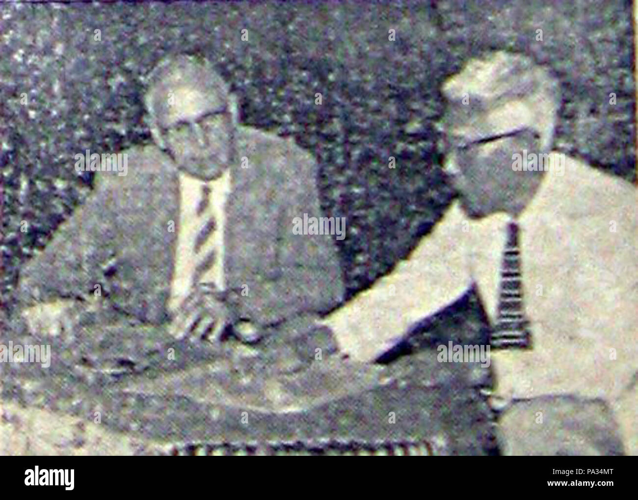 330 Wellman und Sardjito Nasional 27 Jan 1960 p1 Stockfoto