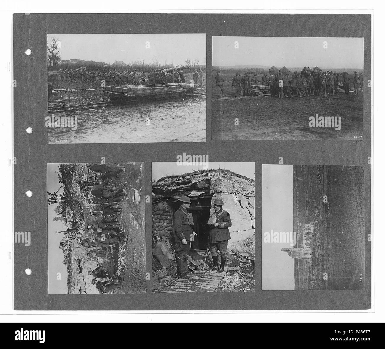 275 kanadischen Offizielle Krieg Fotos (BL l. r.233.b57. v3 f069 r) Original Stockfoto