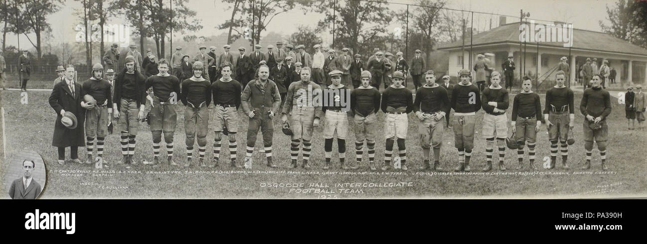 188 Osgoode Hall intercollegiate Football Team, 1925 Stockfoto