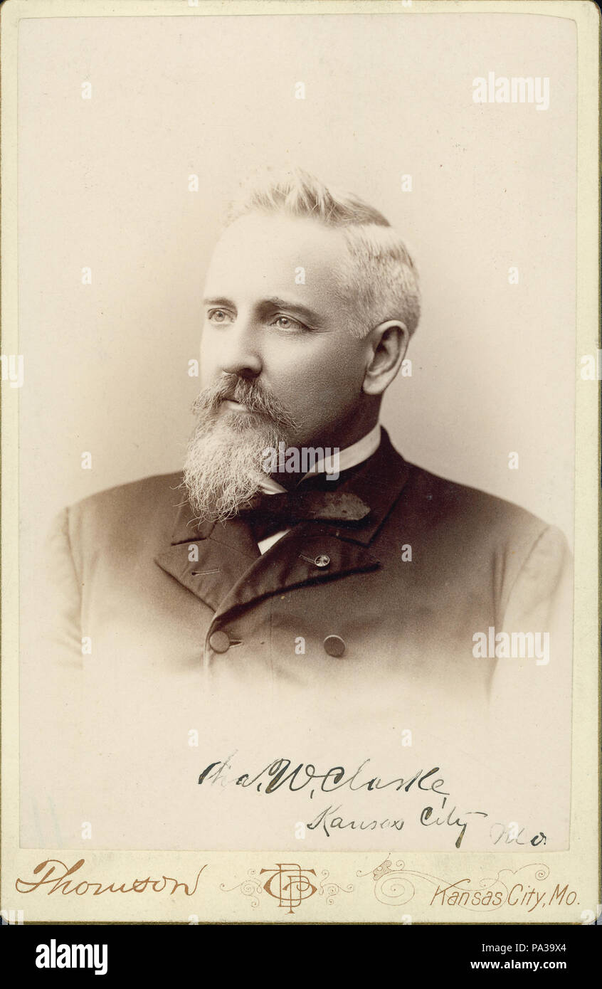 300 Charles W. Clark, 1 Leutnant, 23 US-farbigen Truppen (Union) Stockfoto